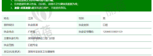 广州华美医疗美容高顺福医生资质信息