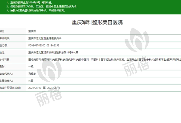 重庆军科整形美容医院正规吗